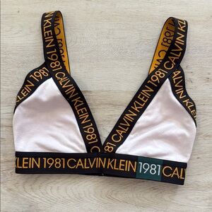 Calvin Klein Black and White Bralette